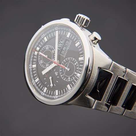 Preowned IWC Rattrapante IW3715 Titanium 43mm auto watch